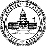 image of the Kansas Secretary of State seal